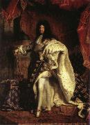 Hyacinthe Rigaud Louis XIV,King of France oil on canvas